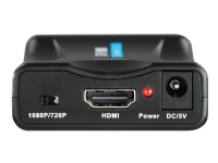 Hama - Video adapter - SCART hunn til power DC jack, HDMI hunn - svart - 1080p-støtte