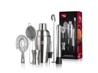 Bilde av Vacu Vin Cocktail Set 7tlig, Barsked, Fyracentilitersmått, Muddlare, Maracas, Rostfritt Stål, Kina, 525 G, 105 Mm, 95 Mm