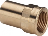 Sanpress indstiksstykke 42 x 1 1/2 nippel/muffe rødgods