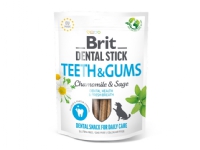 Bilde av Brit Care Dental Stick Teeth & Gums With Chamomile & Sage 7 - (10 Pk/ps)
