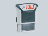 Stempel Trodat Printy 4912 blå/rød tekst "Betalt"''