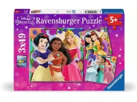 Ravensburger Disney Princess Puslespill 3x49 Brikker -  Barnepuslespill