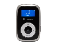 Denver MPS-316, MP3-spiller, 16 GB, LCD, svart, metallisk, hvit TV, Lyd & Bilde - Bærbar lyd & bilde - MP3-Spillere