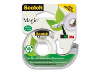 Scotch® Magic™ tape A Greener Choice, 1 rulle, 19mm x 20m + 1 genbrugsdispenser Kontorartikler - Teip & Dispensere - Teipdispenser