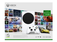 Microsoft Xbox Series S - Startpakke - Spillkonsoll - QHD - HDR - 512 GB SSD - Robot White Gaming - Spillkonsoller - Playstation 4
