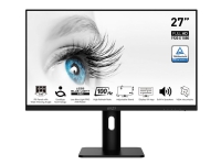 MSI PRO MP273AP - LCD-skjerm - 27 - 1920 x 1080 Full HD (1080p) @ 100 Hz - IPS - 300 cd/m² - 1000:1 - 1 ms - HDMI, VGA, DisplayPort - høyttalere
