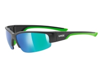 Uvex sportstyle 215, Multisportglasögon, Delvis båglösa, Svart, Grön, Svart, Grön, Golf, Löpning, Grön Sport & Trening - Sportsutstyr - Diverse