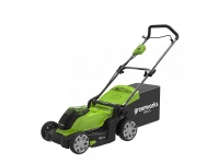 Greenworks G40LM41, Manuell gressklipper, 600 m², 41 cm, 2,5 cm, 8 cm, 300 m² El-verktøy - Batterier og ladere - Batterier til DIY