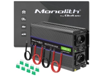Qoltec Monolith 4000 MS Wave spenningsomformer | 12V til 230V | 2000/4000W | USB