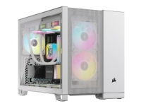 2500D Airflow - Dual Chamber - Kabinett - Minitower - Hvit