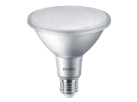 Philips - LED-pære for søkelys - form: PAR38 - klar finish - E27 - 9 W (ekvivalent 60 W) - klasse F - varmt hvitt lys - 2700 K