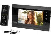 Orno WIFIS Full HD video-intercom med kamera Full HD (handsfree, knappsats, närhetsläsare, control su applizija, strömkälla på DIN-skena, svart)