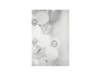 Sølv glossy ballon, 50 stk Skole og hobby - Festeutsmykking - Ballonger