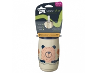 TOMMEE TIPPEE drinker - termos med sugerør ISOLERT STRÅ 266ml, 12m+, Grå, 447824