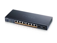 Zyxel XMG1915 Series XMG1915-10EP - Switch - administrert, NebulaFLEX-sky - L3 Lite - smart - 8 x 100/1000/2.5G (PoE++) + 2 x Gigabit SFP / 10 Gigabit SFP+ - rackmonterbar - PoE++ (130 W) PC tilbehør - Nettverk - Switcher