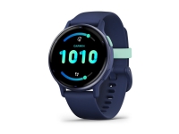 Garmin vívoactive 5 - Marineblå - smartklokke med bånd - silikon - håndleddstørrelse: 125-190 mm - display 1.2 - 4 GB - Bluetooth, Wi-Fi, ANT+ - 26 g Sport & Trening - Pulsklokker og Smartklokker - Smartklokker