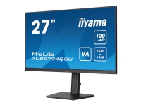 iiyama ProLite XUB2794QSU-B6 - LED-skjerm - 27 - 2560 x 1440 WQHD @ 100 Hz - VA - 250 cd/m² - 4000:1 - 1 ms - HDMI, DisplayPort - høyttalere - matt svart PC tilbehør - Skjermer og Tilbehør - Skjermer
