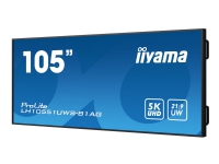 iiyama ProLite LH10551UWS-B1AG - 105 Diagonalklasse (104.7 synlig) LED-bakgrunnsbelyst LCD-skjerm - intelligent skilting - 5K UHD (2160p) 5120 x 2160 - svart PC tilbehør - Skjermer og Tilbehør - Digitale skilt