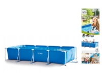 BASSENG - INTEX RECTANGULAR FRAME POOL SET (FILTER PUMP) 7.172 L
