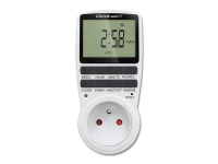 Qoltec elektronisk timer PC0628 | 3680W | 16A | LCD