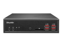 Shuttle Xpc Slim Dh32u5 - Barebone - Slim-Pc - 1 X Core I5 1135G7 / Inntil 4.2 Ghz Ulv - Ram 0 Gb - Intel Iris Xe Graphics - Gigabit Ethernet - Svart