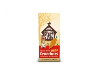 TinyFriendsFarm MEGA Crunchers æske med 8x75 g. m/Timothy Hø, Gulerod & Mælkebøtte Kjæledyr - Små kjæledyr - Snacks til gnagere