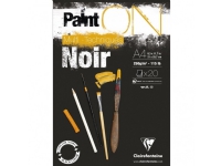 Bilde av Paint-on Blok A4 250gram 20 Ark Sort Papir, Multi Teknik, Toplimet