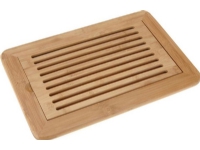 Deska do krojenia Excellent Houseware z tacą na okruszki bambusowa 38x24cm