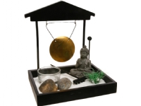 Atmosphera Zen Garden med Buddha-figur 12x15 cm