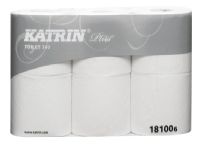 Toiletpapir Katrin Plus 360 hvid 50m 18100 2-lag 42rul/kar Rengjøring - Tørking - Toalettpapir og dispensere