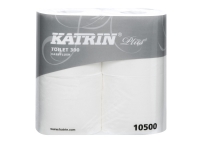 Toiletpapir Katrin Plus Easy Flush 2-lag 37.5 m Hvid,5 pk x 4 rl/krt