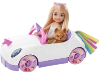 Bilde av Barbie Mattel Chelsea Dukke + Bil Og Hund (gxt41)
