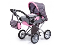 Alternativ bild 0 för Bayer Doll's Pram City Star - Grey/Pink (13666AA)