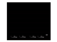 EICO Unique Collection 60 IQWP-2 - Induksjonskomfyrtopp - 4 plater - Nisje - bredde: 56 cm - dybde: 49 cm - svart Hvitevarer - Platetopper