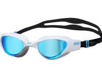 Arena The One Mirror Goggles, Menn, En Størrelse, Hvit, Termoplastisk gummi (TPR), Blå, Polykarbonat Utendørs lek - Basseng & vannlek - Svømmebriller og dykkermasker