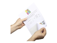 DURABLE - Navneskilt - hvit (en pakke 100) Papir & Emballasje - Markering - Navneskilt