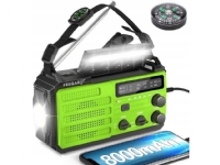 Radio Feegar Feegar OZE 3 Radio FM/AM Solar Powerbank 8000mAh Latarka SOS