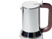 Alessi 9090/1, Moka pot, Rustfritt stål, Rustfritt stål, 1 kopper, 95 mm, 150 mm Kjøkkenapparater - Kaffe - Stempelkanner
