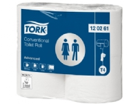 Toiletpapir Tork T4 Advanced 2-lags hvid - (24 ruller pr. karton) Rengjøring - Tørking - Håndkle & Dispensere