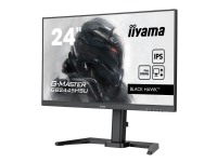 iiyama G-MASTER Black Hawk GB2445HSU-B1 - LED-skjerm - 24 - 1920 x 1080 Full HD (1080p) @ 100 Hz - IPS - 250 cd/m² - 1300:1 - 1 ms - HDMI, DisplayPort - høyttalere - matt svart PC tilbehør - Skjermer og Tilbehør - Skjermer