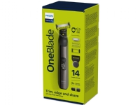 Barzdaskute Philips OneBlade Pro 360 QP6651/61, Juodos/Žalios spalvos