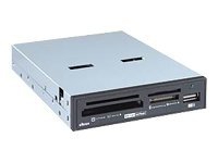 Ultron Reader UCR 75in1 + USB Port - Kortleser - 75-i-1 - 3,5 (CF I, CF II, MS, MS PRO, Microdrive, MMC, SD, SM, MS Duo, xD, MS PRO Duo) - USB 2.0