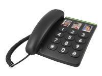 DORO PhoneEasy 331ph - Telefon med ledning - svart Tele & GPS - Fastnett & IP telefoner - Alle fastnett telefoner