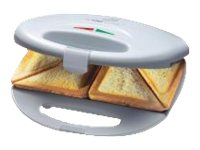 Clatronic ST 3477 - Sandwich brødrister - 750 W - hvit Kjøkkenapparater - Brød og toast - Toastjern