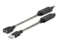 VivoLink - USB-forlengelseskabel - USB (hunn) til USB (hann) - USB 2.0 - 10 m - aktiv PC tilbehør - Kabler og adaptere - Datakabler
