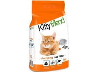 Sanicat Kittyfriend kattesand, kattesand, bentonitt, 10L, klumper Kjæledyr - Katt - Kattesand og annet søppel