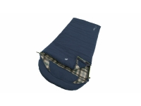 Outwell Camper Lux Sleeping Bag, Left Zipper, Blue Utendørs - Camping - Soveposer/sengematter