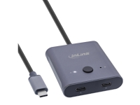 InLine USB-C Switch bidirektionaler Umschalter 10Gb/s 100W - Switch - USB 3.0 (60603T)