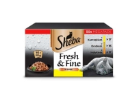 Sheba SHEBA Fresh&Fine Fjærfe smaker 50x 50g pose - våtfôr for katter Kjæledyr - Katt - Kattefôr