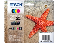 Epson Multipack 4-colours 603XL Ink, Hög (XL) avkastning, 8,9 ml, 4 ml, 1 styck, Flerpack